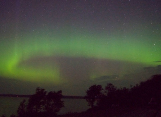 aurora borealis, northern lights, wilderness camp