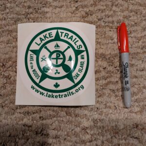 Large Lake Trails Sticker